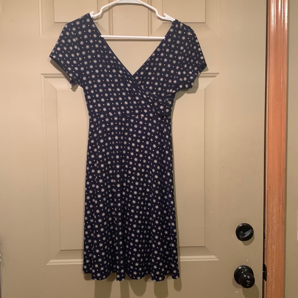 Navy swing dress -Size XS